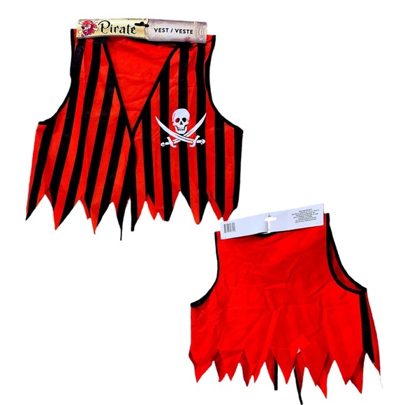 PIRATE COSTUME NWT 3pc - Picture 2 of 9